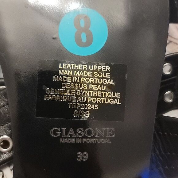 BRAND NEW BRAND NEW GIASONE BUCKLE TWO-STRAP SANDALS - Picture 15 of 15